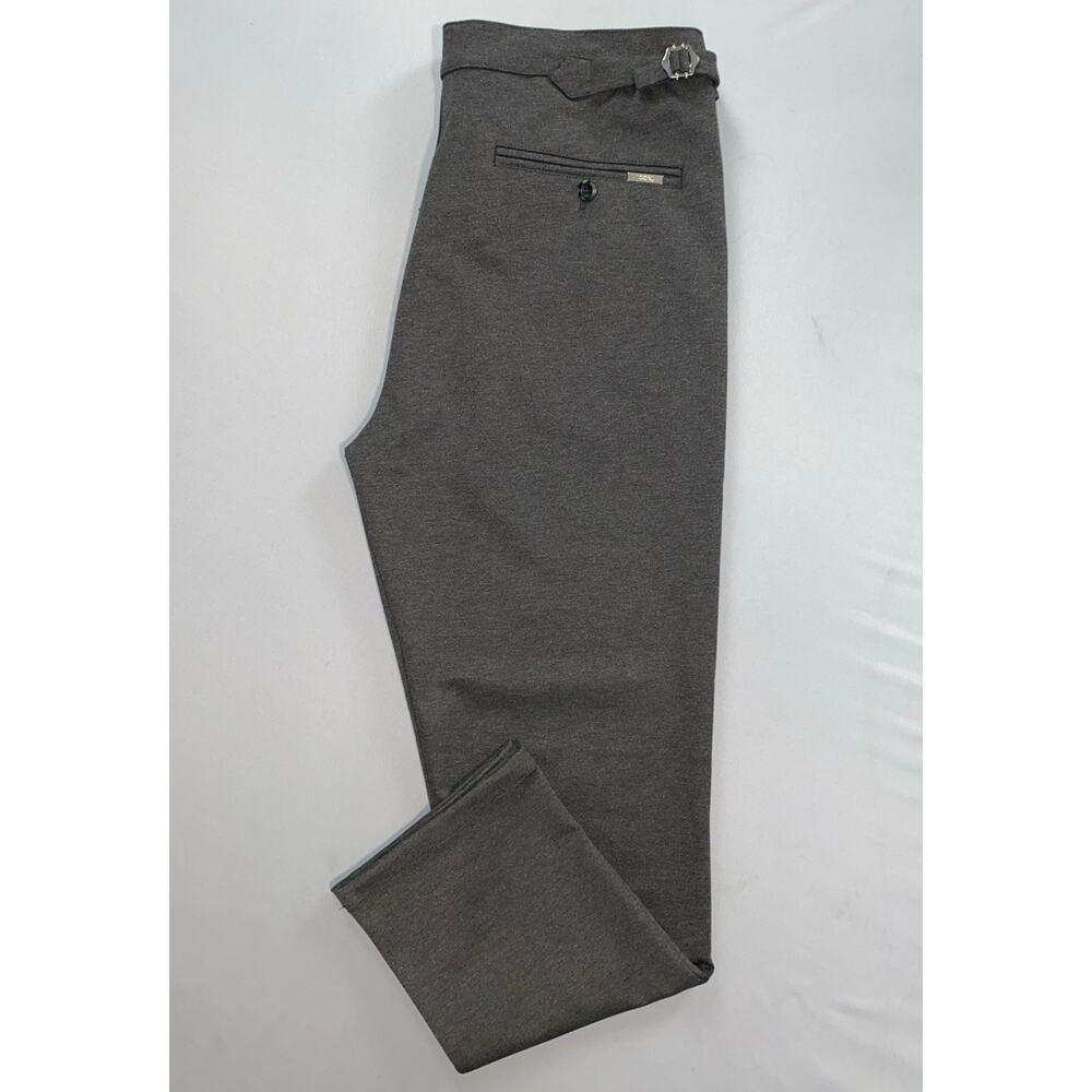 ICON Amsterdam The Aurelio Trousers Stretch Knit Chino Pants w/ Adjusters. 36X29